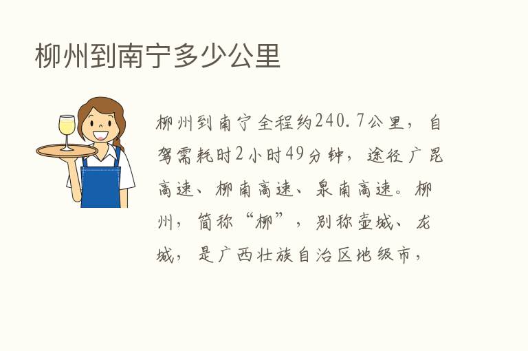 柳州到南宁多少公里