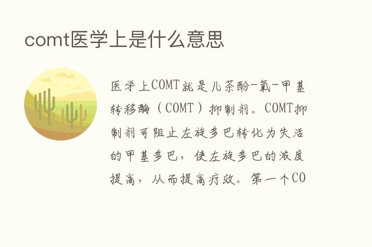 comt医学上是什么意思