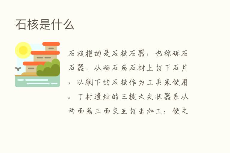 石核是什么