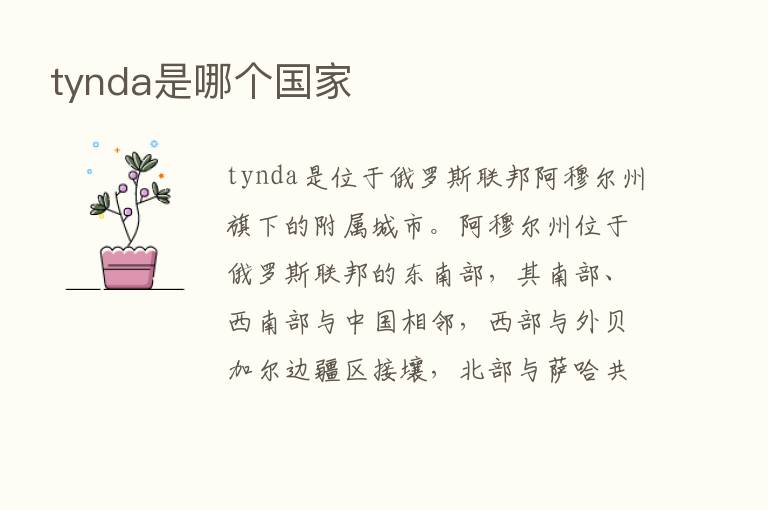 tynda是哪个国家