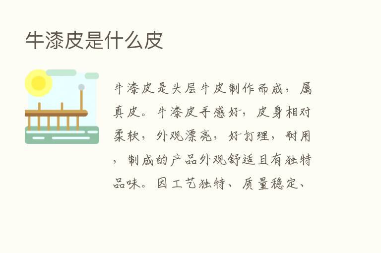 牛漆皮是什么皮