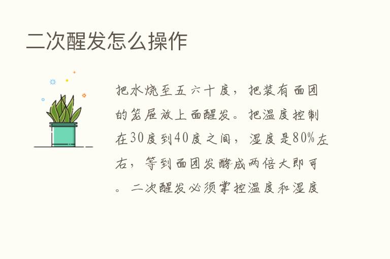 二次醒发怎么操作