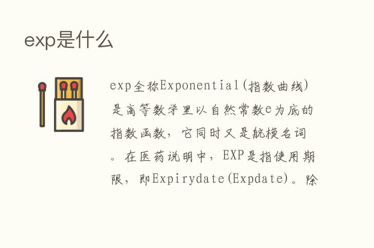 exp是什么