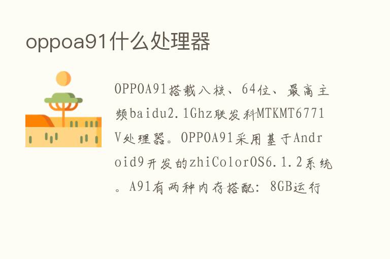 oppoa91什么处理器