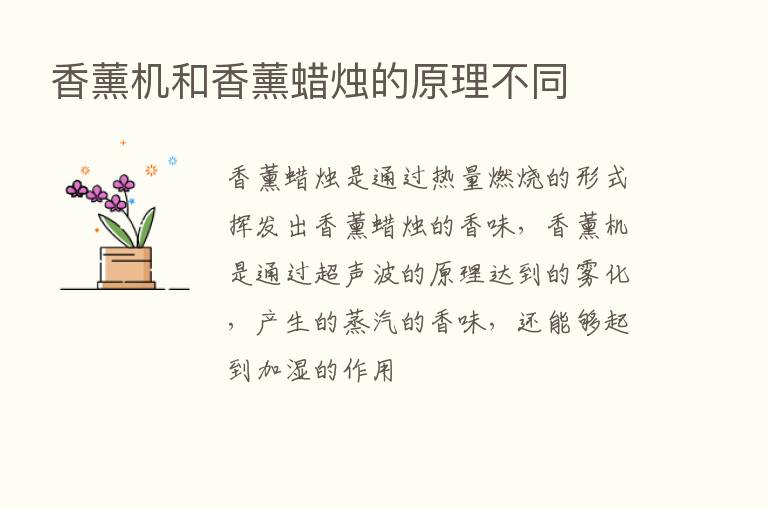 香薰机和香薰蜡烛的原理不同