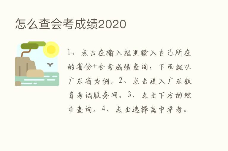 怎么查会考成绩2020