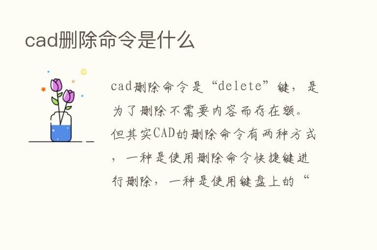 cad删除命令是什么