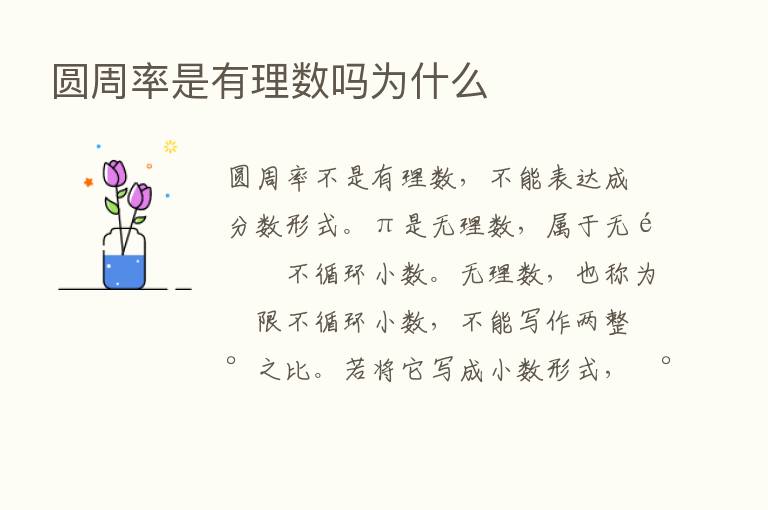 圆周率是有理数吗为什么