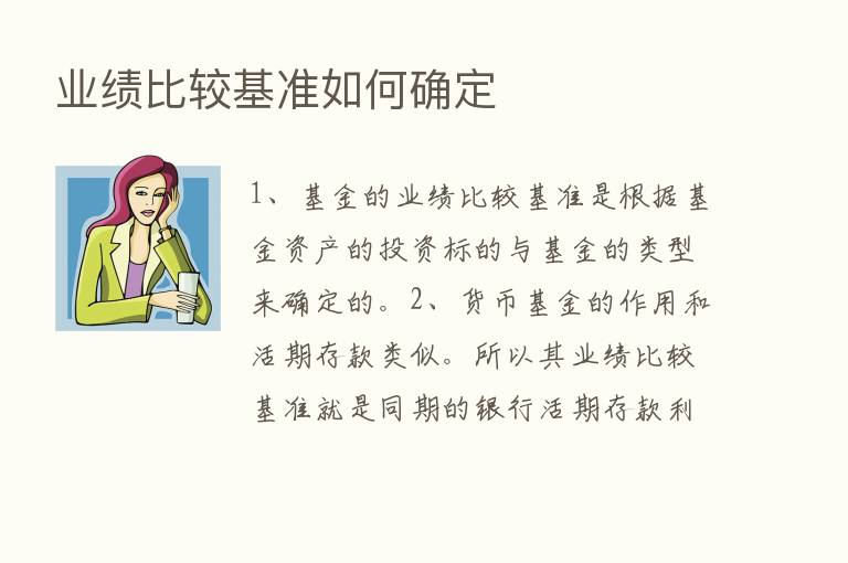 业绩比较基准如何确定