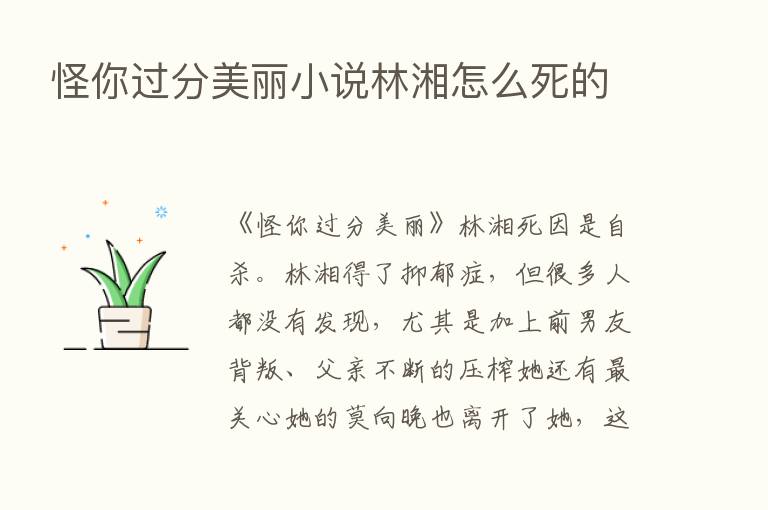 怪你过分美丽小说林湘怎么死的