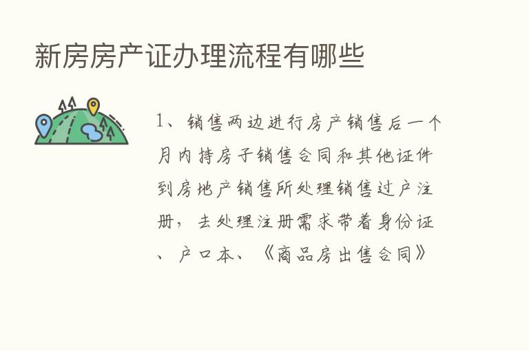 新房房产证办理流程有哪些