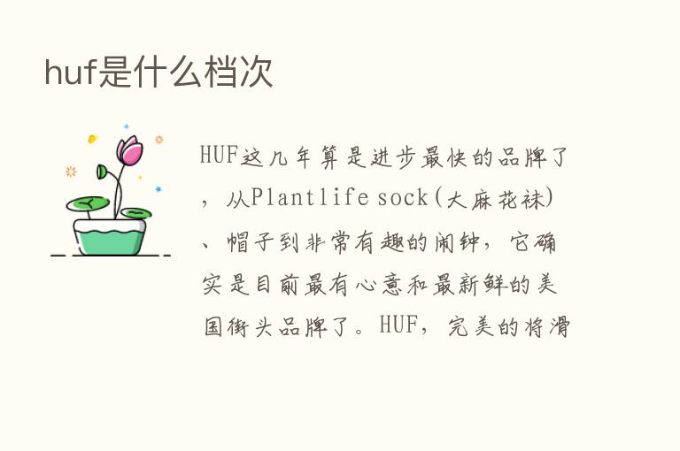 huf是什么档次