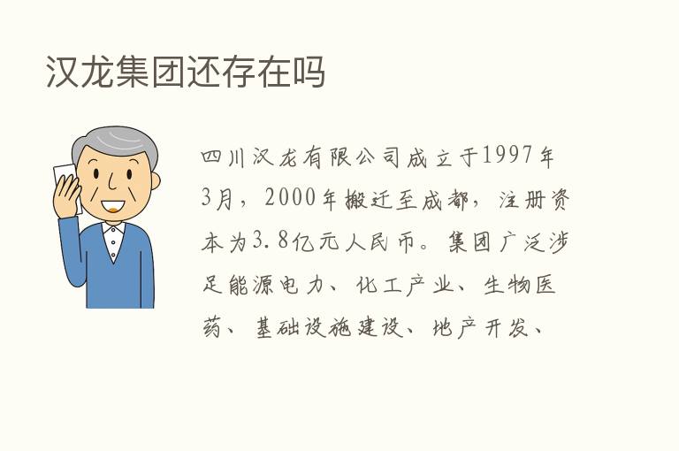 汉龙集团还存在吗