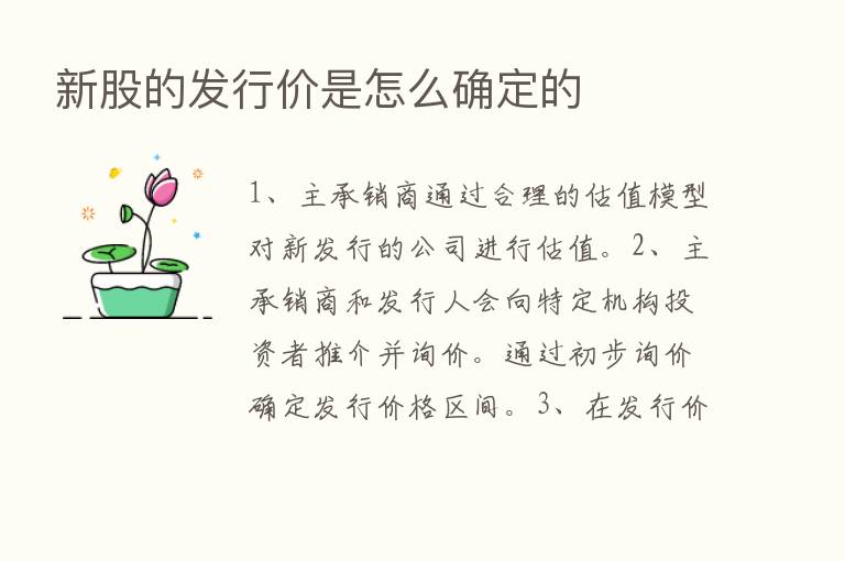 新股的发行价是怎么确定的