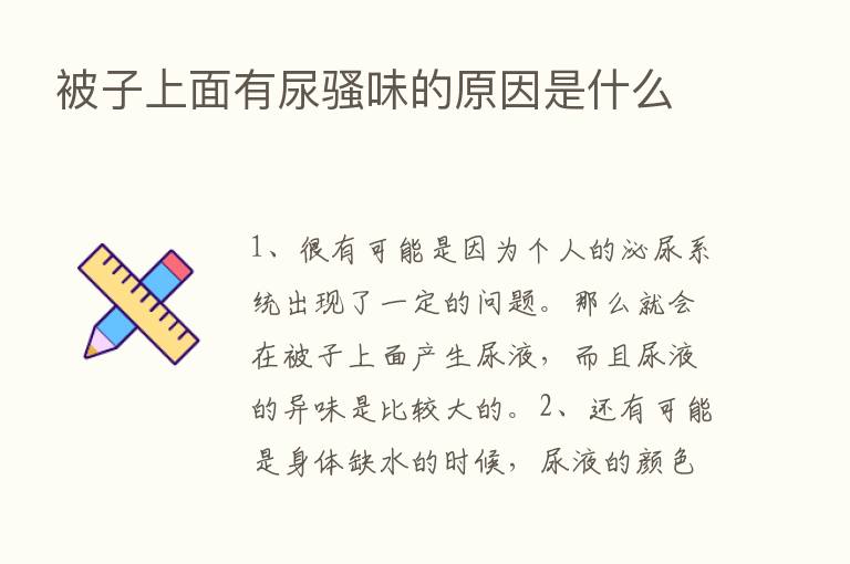 被子上面有尿骚味的原因是什么