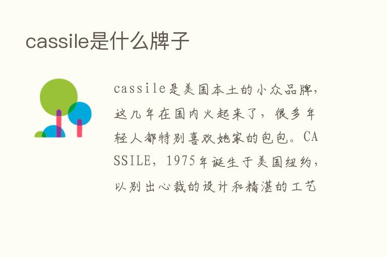 cassile是什么牌子