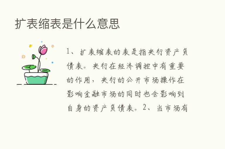 扩表缩表是什么意思