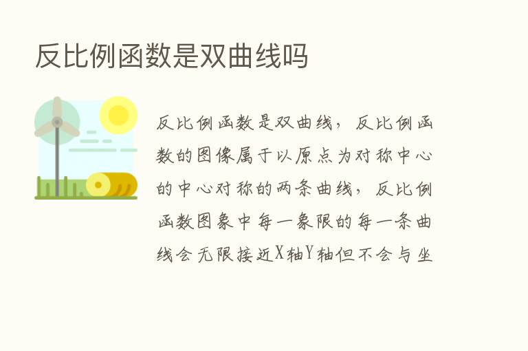 反比例函数是双曲线吗