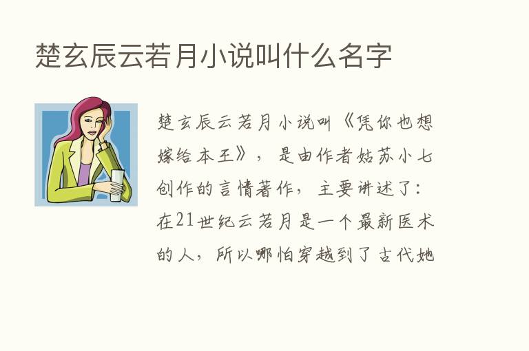 楚玄辰云若月小说叫什么名字