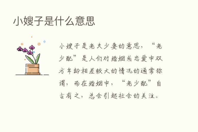 小嫂子是什么意思