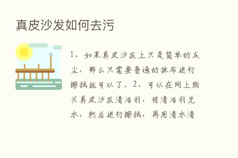 真皮沙发如何去污