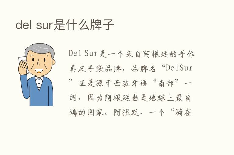 del sur是什么牌子