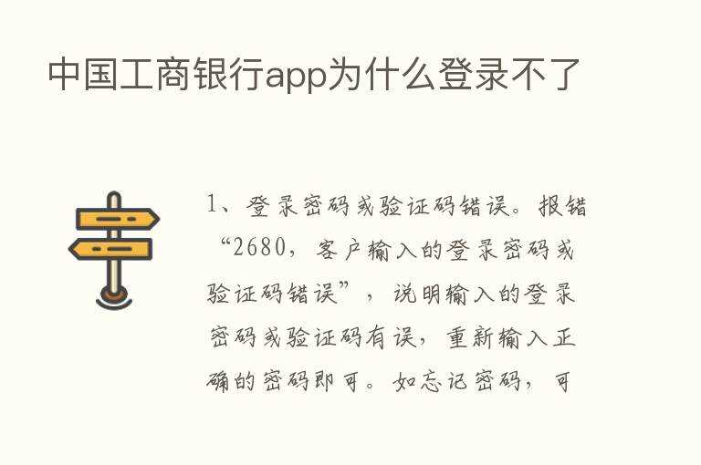 中国工商银行app为什么登录不了