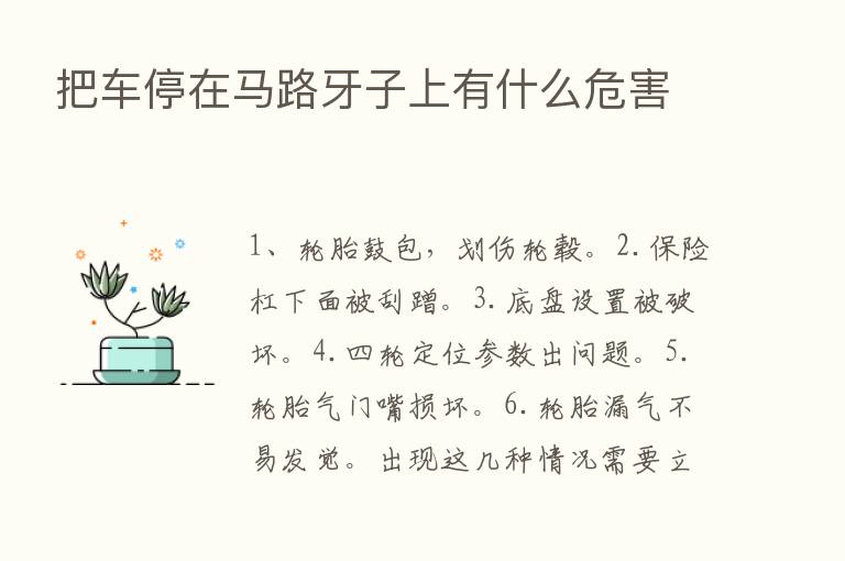 把车停在马路牙子上有什么危害