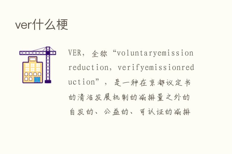 ver什么梗