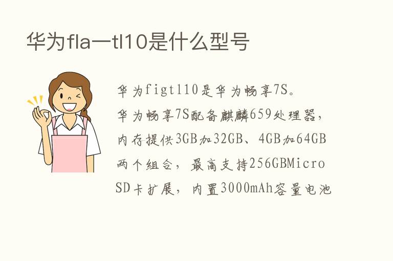 华为fla一tl10是什么型号