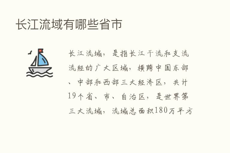 长江流域有哪些省市