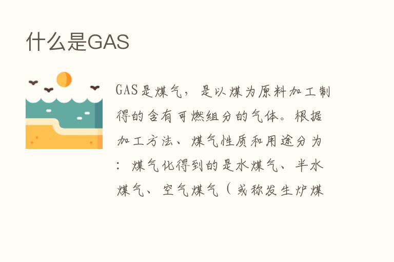 什么是GAS