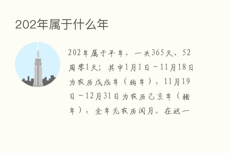 202年属于什么年