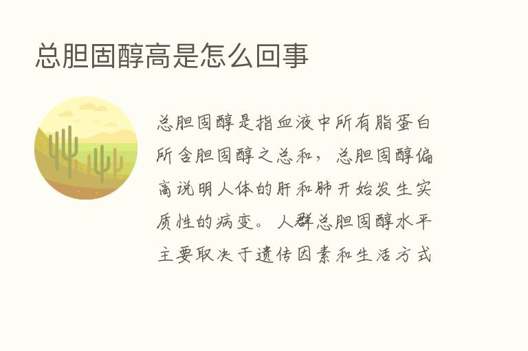 总胆固醇高是怎么回事