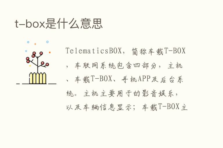 t-box是什么意思