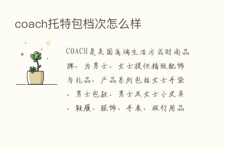 coach托特包档次怎么样