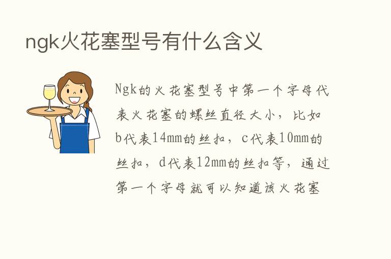 ngk火花塞型号有什么含义