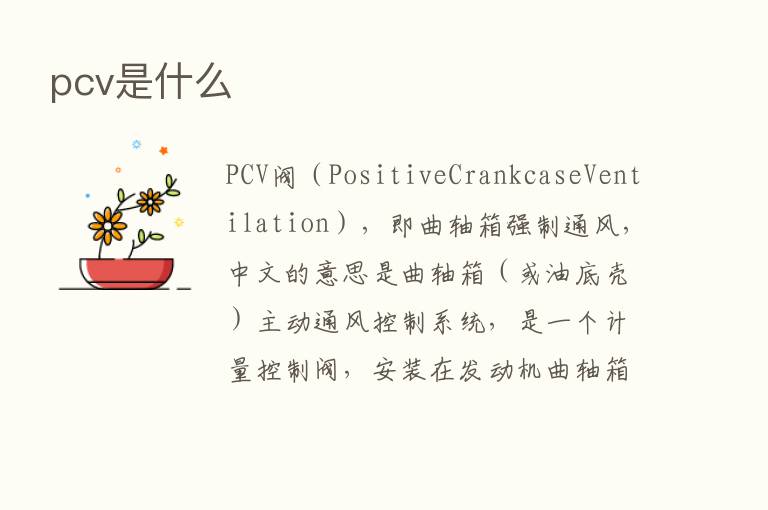 pcv是什么