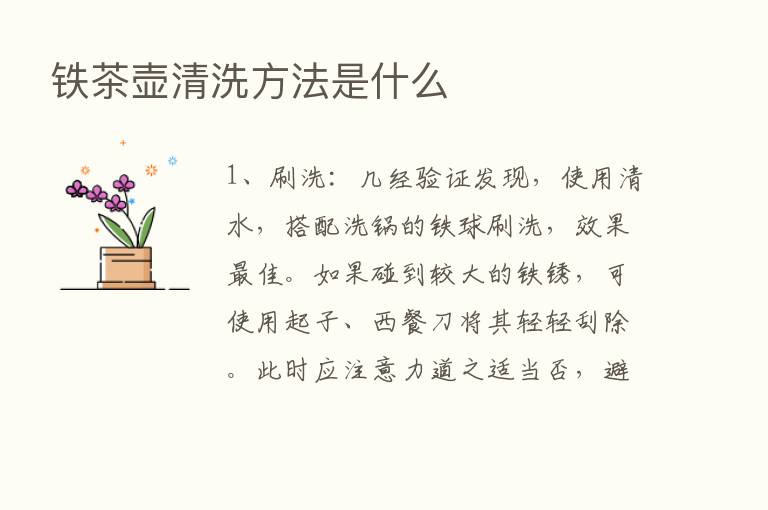 铁茶壶清洗方法是什么