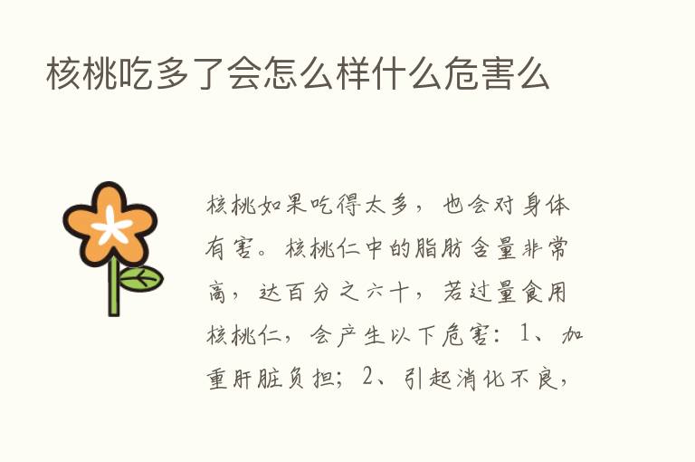 核桃吃多了会怎么样什么危害么