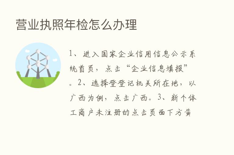 营业执照年检怎么办理