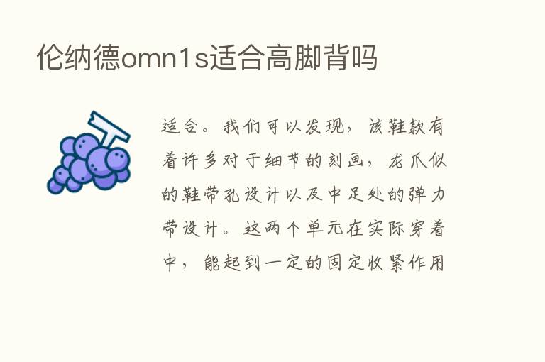 伦纳德omn1s适合高脚背吗