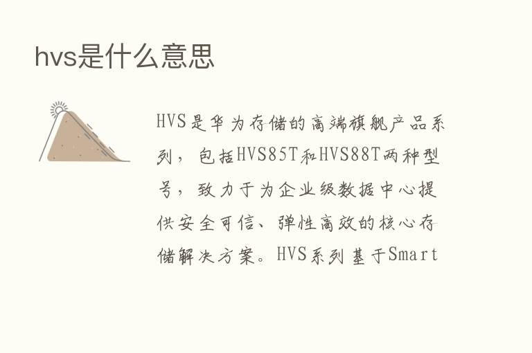 hvs是什么意思