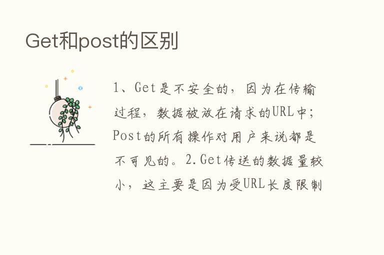 Get和post的区别