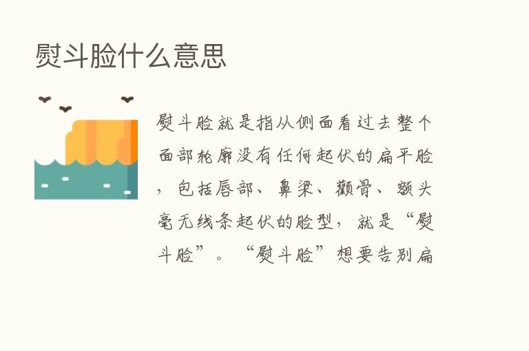 熨斗脸什么意思