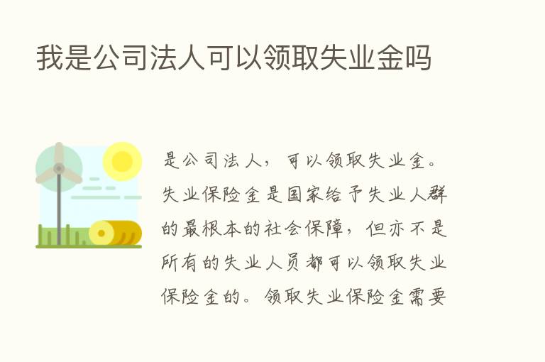 我是公司法人可以领取失业金吗