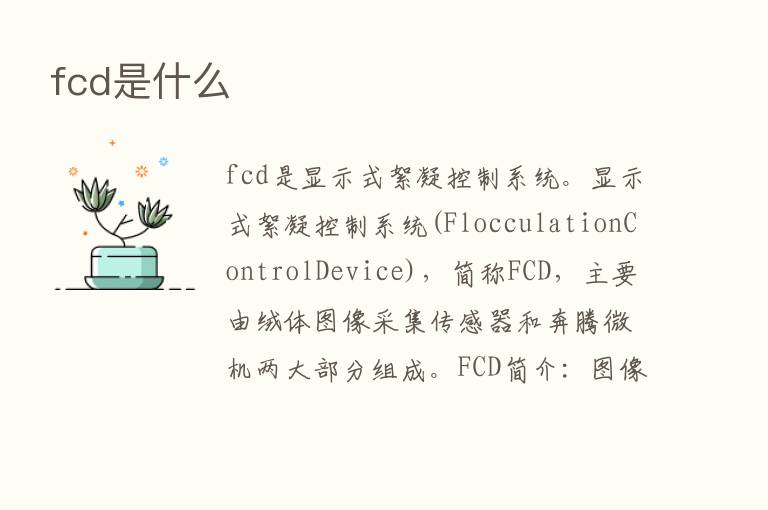 fcd是什么