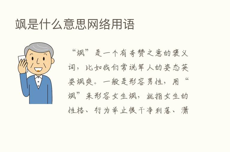 飒是什么意思网络用语