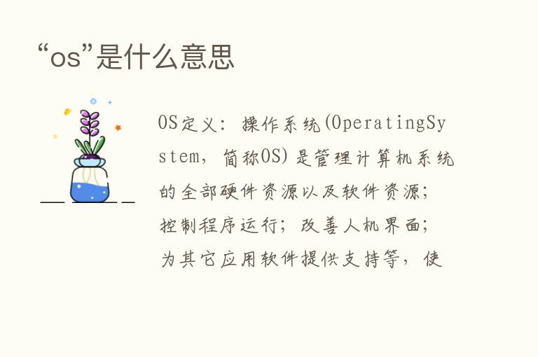 “os”是什么意思