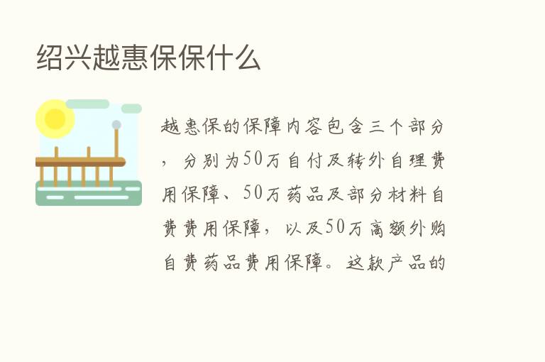 绍兴越惠保保什么